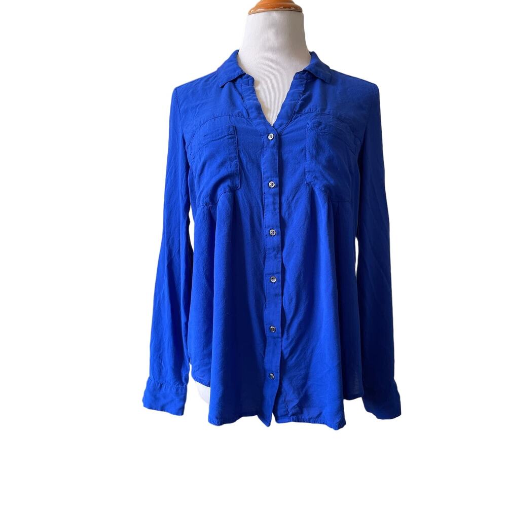 Maeve by Anthropologie Women’s Blue Blouse - Medium